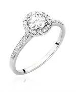 Pierścionek Bonore ze Złota próby 585 z diamentem 0,74 ct