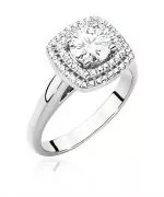 Pierścionek Bonore ze Złota próby 585 z diamentem 0,98 ct