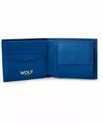 Portfel na banknoty i monety Wolf Signature Blue