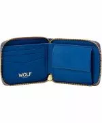 Portfel zamykany na zamek Wolf Signature Blue
