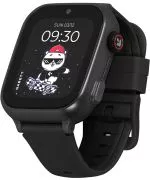 Smartwatch Garett Kids Cute 2 4G Czarny SET z Odblaskowym Paskiem