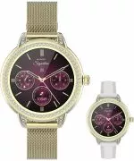 Smartwatch Garett Signature Stella Gold Mesh SET