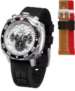 Zegarek męski Vostok Europe Systema Periodicum Oxygen Chronograph SET Limited Edition + 2 paski Vostok