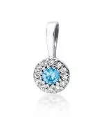 Zawieszka Bonore ze Złota próby 585 z topazem 0,15 ct