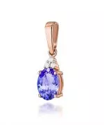 Zawieszka Bonore ze Złota próby 585 z tanzanitem 0,7 ct