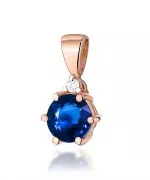 Zawieszka Bonore ze Złota próby 585 z szafirem 0,5 ct