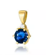Zawieszka Bonore ze Złota próby 585 z szafirem 0,5 ct