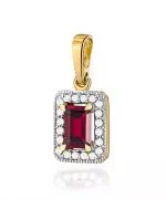 Zawieszka Bonore ze Złota próby 585 z granatem 0,7 ct