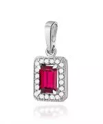 Zawieszka Bonore ze Złota próby 585 z rubinem 0,8 ct