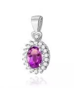 Zawieszka Bonore ze Złota próby 585 z ametystem 0,4 ct