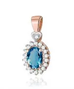 Zawieszka Bonore ze Złota próby 585 z topazem 0,5 ct