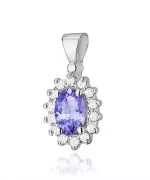 Zawieszka Bonore ze Złota próby 585 z tanzanitem 0,4 ct