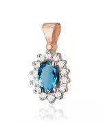Zawieszka Bonore ze Złota próby 585 z topazem 0,5 ct