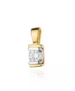 Zawieszka Bonore ze Złota próby 585 z diamentem 0,1 ct