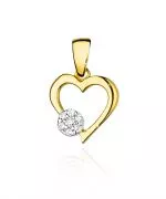Zawieszka Bonore ze Złota próby 585 z diamentem 0,06 ct