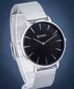 Zegarek BOWA New York Black-Silver Mesh 38