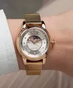 Zegarek damski Aviator Douglas Moonflight Silver Diamonds Limited Edition