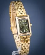 Zegarek damski BOWA Paris Green-Gold Steel 20