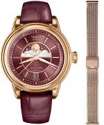 Zegarek damski Aviator Douglas Moonflight + bransoleta Morellato