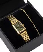 Zegarek damski BOWA Paris Green-Gold Steel 20 Gift Set