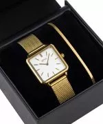 Zegarek damski BOWA Vienna White Gold Mesh 29 Gift Set