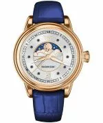 Zegarek damski Aviator Moonflight Gemstone Edition Silver Blue Sapphire Limited Edition