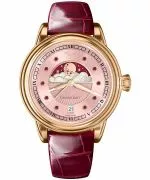 Zegarek damski Aviator Moonflight Gemstone Edition Pink Red Ruby Limited Edition