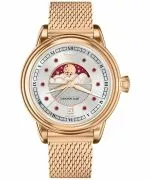 Zegarek damski Aviator Moonflight Gemstone Edition Silver Red Ruby Limited Edition