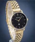 Zegarek damski BOWA Milan Black Gold Steel 34