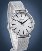 Zegarek damski BOWA Praha Silver Black-Tone mesh 38
