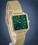 Zegarek damski BOWA Vienna Green Gold Mesh 29
