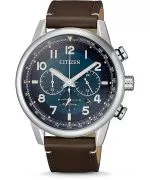 Zegarek męski Citizen Leather Eco-Drive Chronograph					