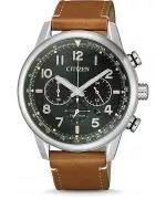 Zegarek męski Citizen Leather Eco-Drive Chronograph						