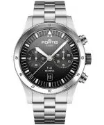 Zegarek męski Fortis Flieger F-43 Bicompax Black