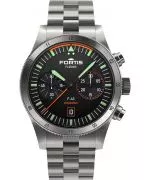 Zegarek męski Fortis Flieger F-43 Bicompax Chronograph