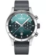 Zegarek męski Fortis Flieger F-43 Bicompax Petrol