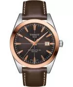 Zegarek męski Tissot Gentelman Powermatic 80 Silicium Solid 18K Gold Bezel