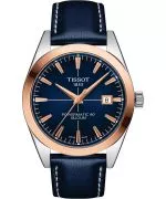 Zegarek męski Tissot Gentleman Powermatic 80 Silicium 18k Gold Bezel