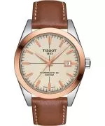 Zegarek męski Tissot Gentleman Powermatic 80 Silicium 18K Gold Bezel