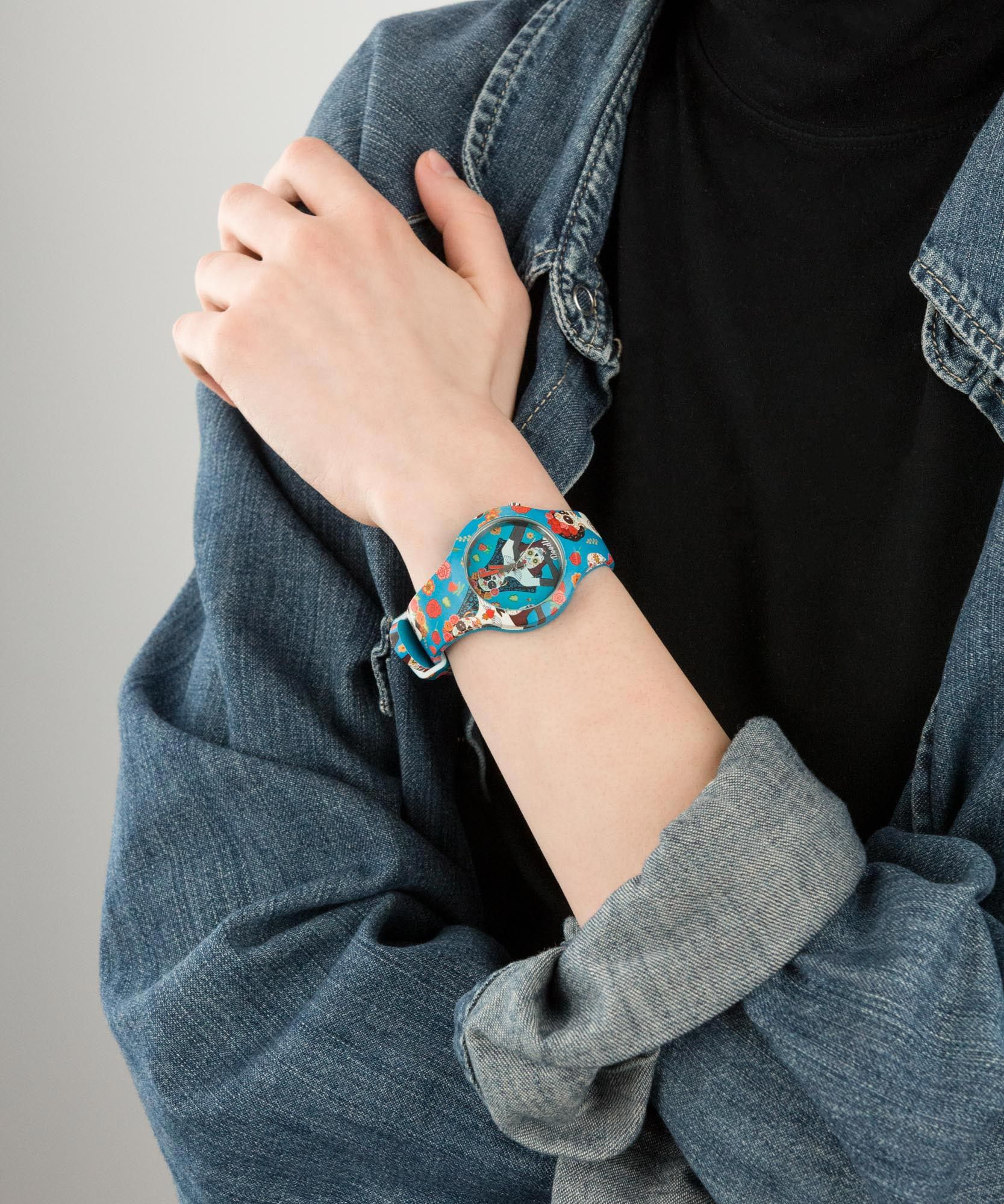Orologio solo tempo donna Doodle Skull Mood DOSK001