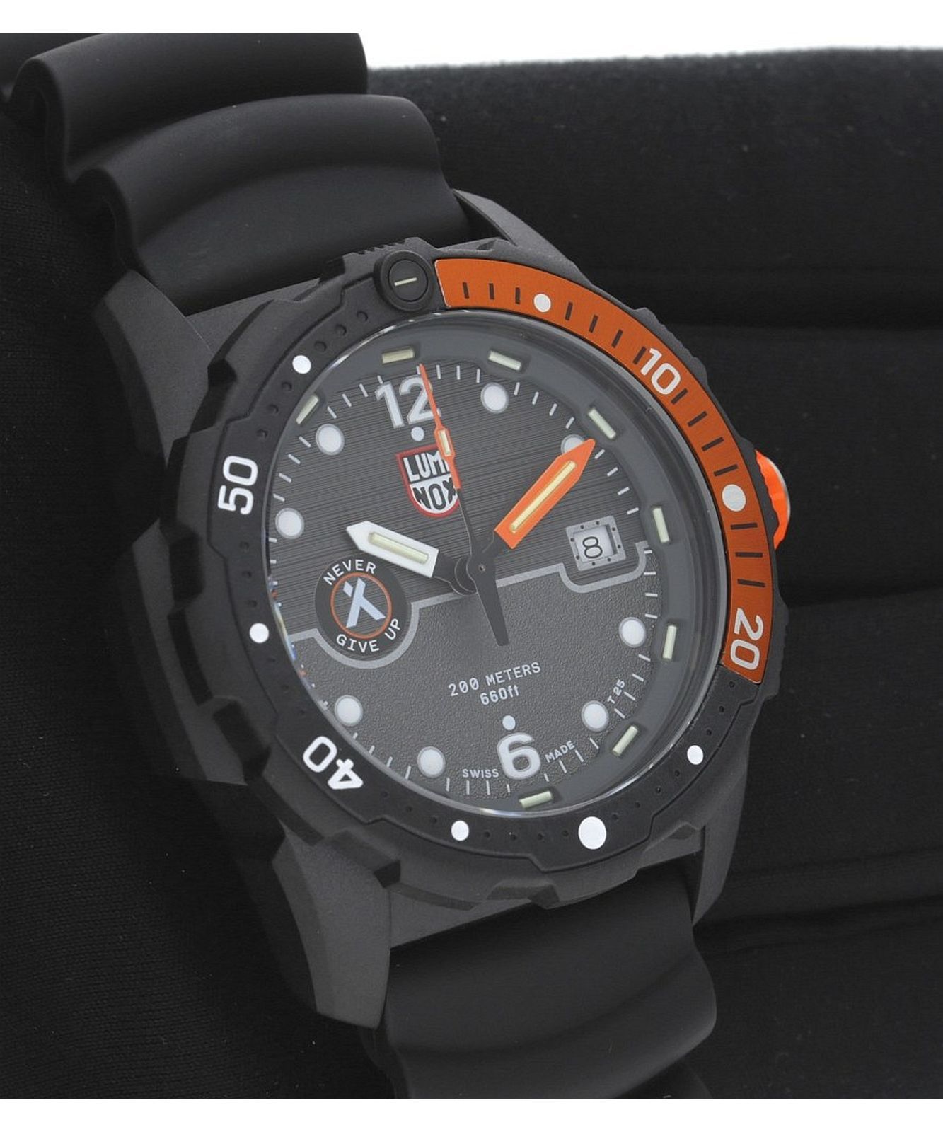 Luminox Bear Grylls Survival Eco Orologio Al Quarzo Unisex – Cassa In Plastica Riciclata, Cinturino In Gomma Arancione (42 Mm, 20 Bar) - 2