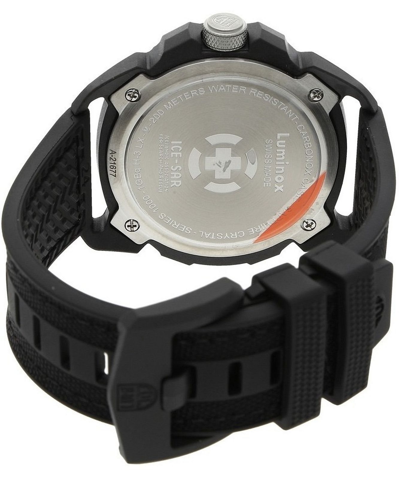 Luminox Ice-SAR Arctic Orologio Uomo Analogico Al Quarzo - Cinturino In Gomma Blu, Cassa Acciaio 46mm, 200m