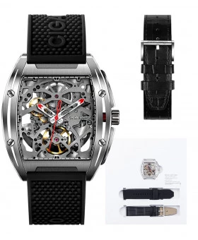Zegarek męski Ciga Z-Series Edge Stainless Steel Skeleton Automatic