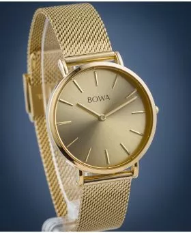 Zegarek damski BOWA New York Petite Full Gold Mesh 34