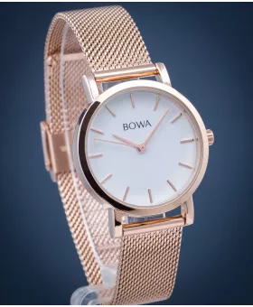 Zegarek damski BOWA Tokyo White Rose-Gold Mesh 33
