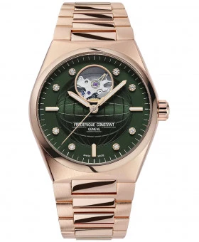 Zegarek damski Frederique Constant Highlife Ladies Automatic Heart Beat Diamonds SET