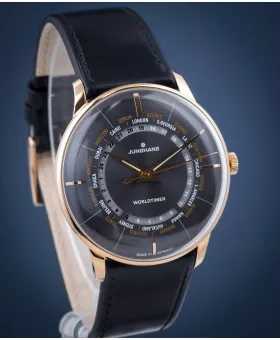Zegarek męski Junghans Meister Worldtimer