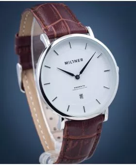 Zegarek męski Millner Regents Crocodile Brown