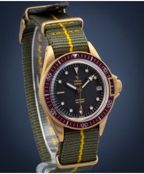 Zegarek męski Yema Superman Bronze Bordeaux