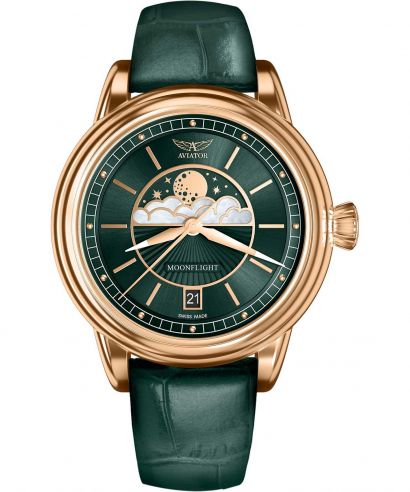 Zegarek damski Aviator Douglas Moonflight